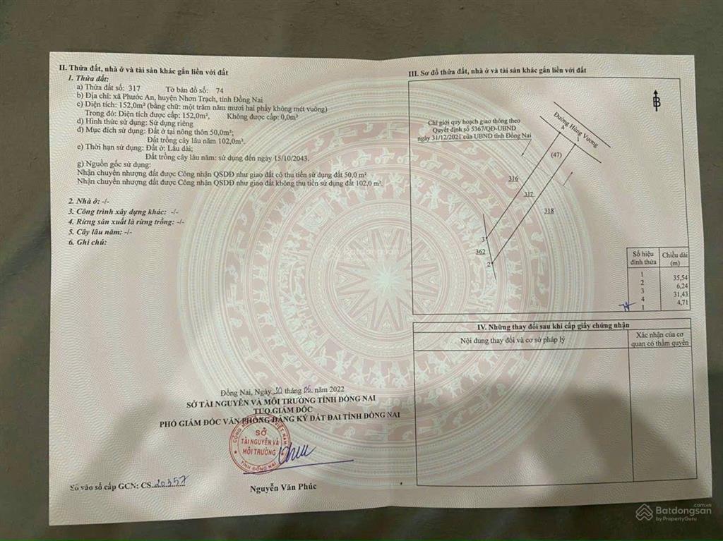 Bán đất mặt tiền đường hùng vương, có thổ cư, gần chợ, sát khu dân cư, bán cắt lỗ