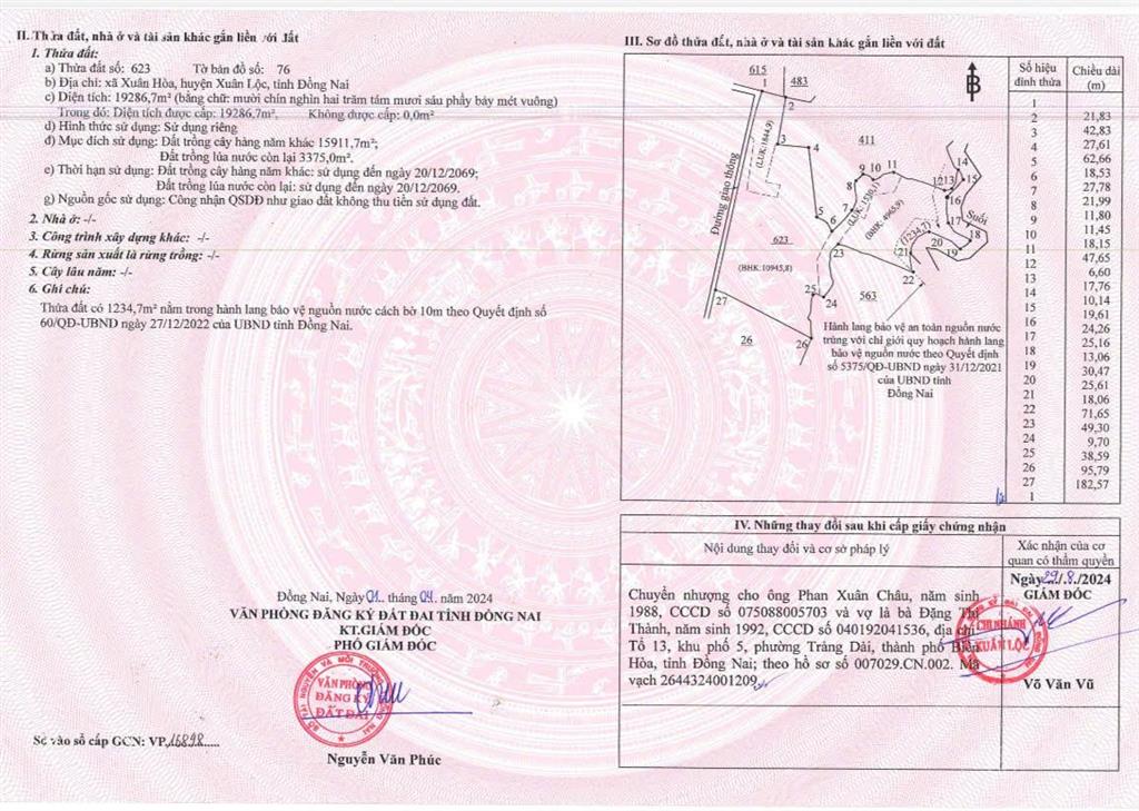 Chủ gộp cần bán , 6 ha đất trồng tràm tại xã xuân hoà. giá rẻ