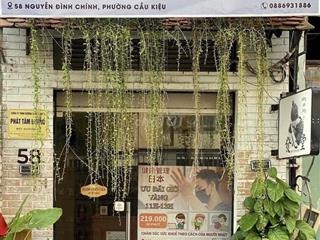 Cho thuê nhà trệt 2 lầu mặt tiền Nguyễn Đình Chính gần Phan Đình Phùng