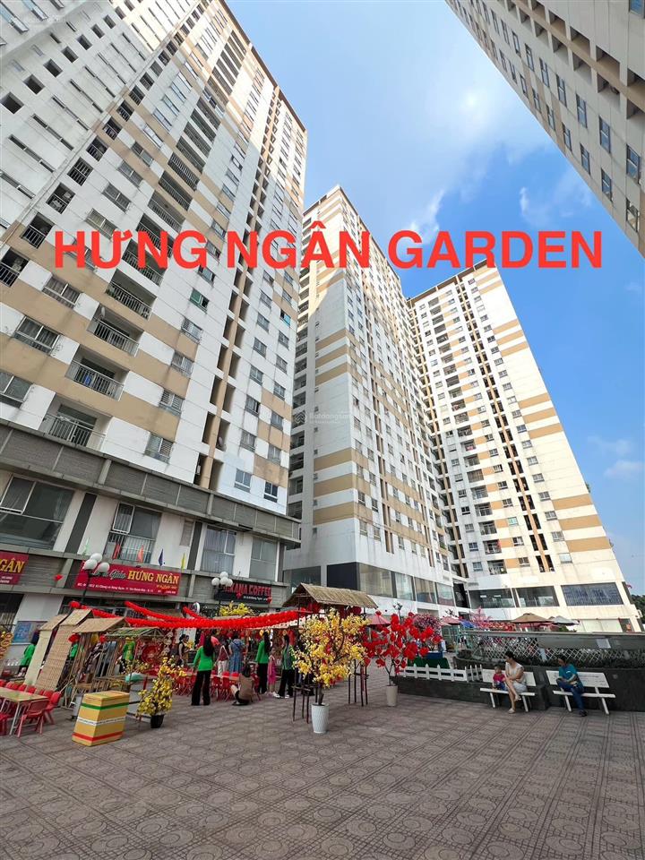 Căn hộ chung cư hưng ngân garden q12 sổ hồng sẵn, 1pn 1wc, 56m2, 2.05 tỷ