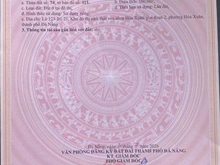 Bán nhà 3 tầng đường bùi thiện ngộ, hòa xuân đà nẵng, giá 6 tỷ thương lượng trực tiếp