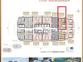 Sang nhượng căn hộ 1pn view pháo hoa và da nang downtown tại the meridian giá và chính sách từ cđt