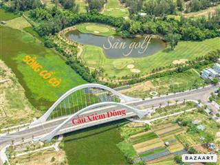 Chuyển nhượng lô đất biệt thự kênh và lô mặt tiền sông cổ cò sau lưng cocobay đà nẵng