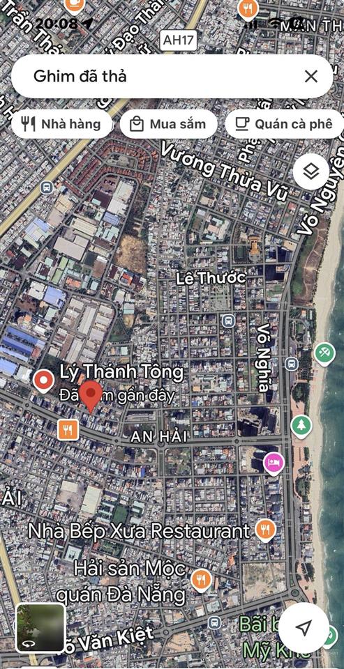 125m2 đất đường lý thánh tông đà nẵng nằm trong khu du lịch phố hàn quốc sát biển giá hấp dẫn