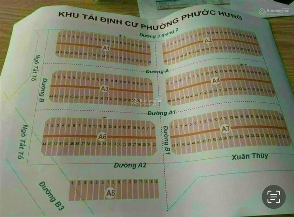 Chính chủ gửi bán 4 lô tđc liền kề phước hưng giá rẻ! 0373 105 ***