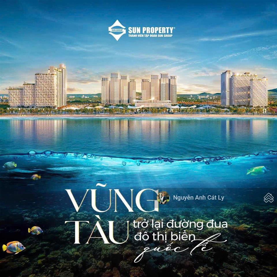 Mở bán căn hộ 36,5m2 beacon  sungroup vũng tàu | sở hữu lâu dài | view biển  3,664 tỷ
