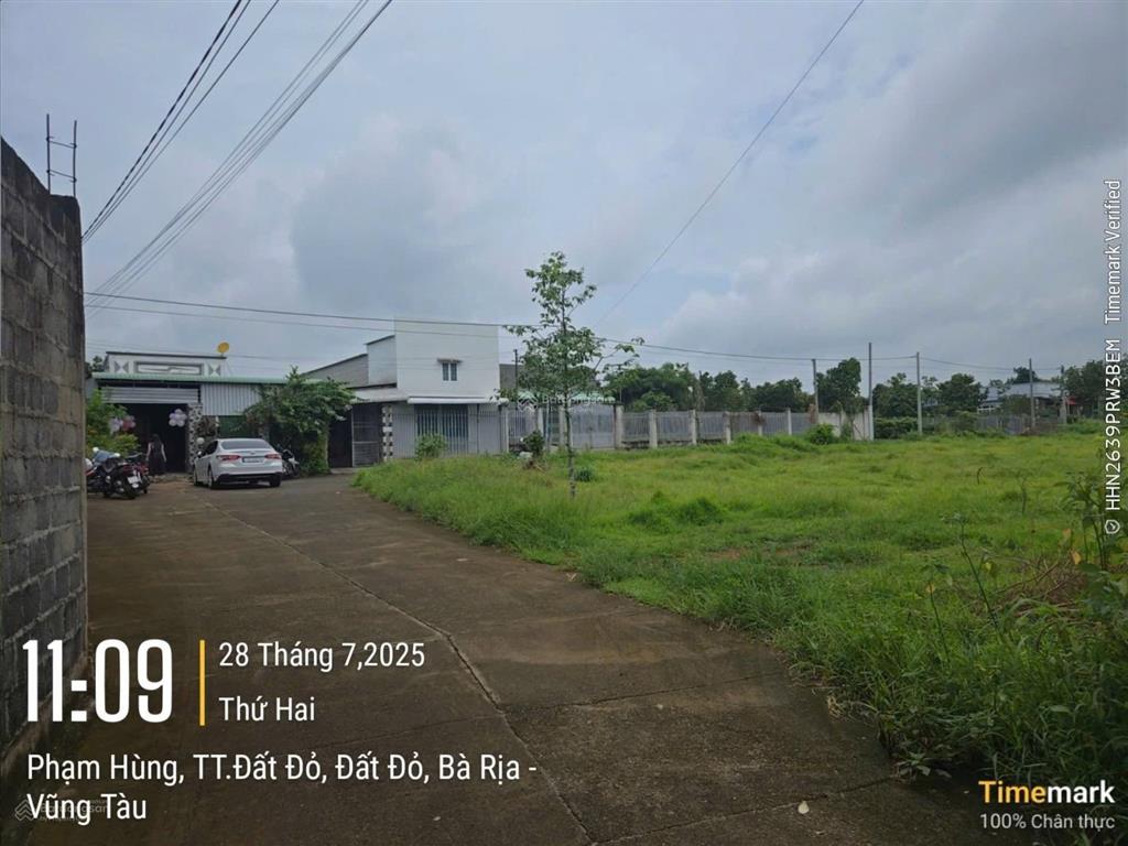 Thị trấn đất đỏ thích hợp an cư, kd lưu trú, xây nhà vườn. bán kính 2km chợ, trường học, kcn...