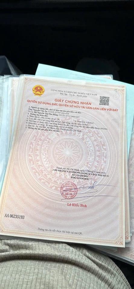 Chi 1ty8 sở hưu lô đất mặt tiền đường, trung tâm thị trấn phước hải cách biển chỉ 2km