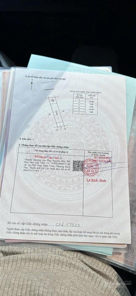 Chi 1ty8 sở hưu lô đất mặt tiền đường, trung tâm thị trấn phước hải cách biển chỉ 2km