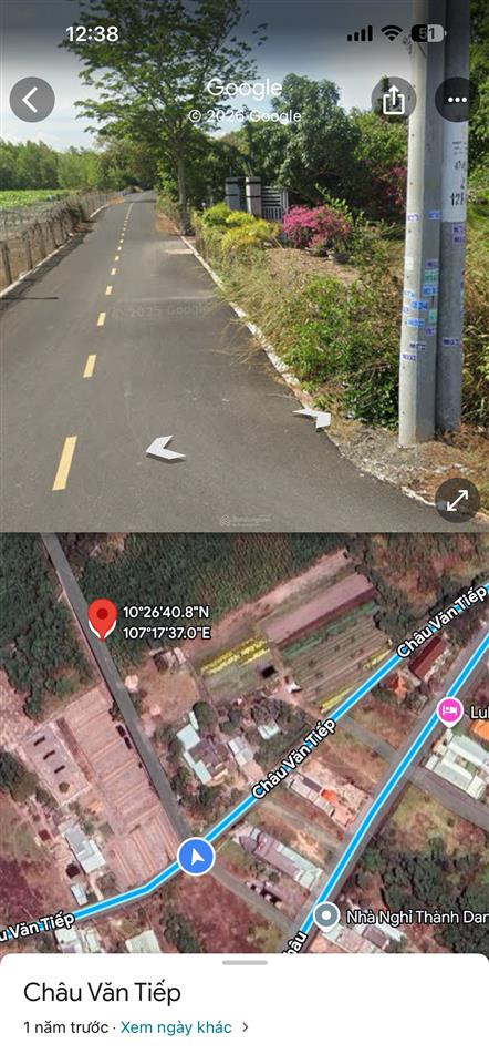 Đất cách biển 2,5km. mt đường nhựa 1,3ty dt 117m2 sẵng 80 thổ cư.