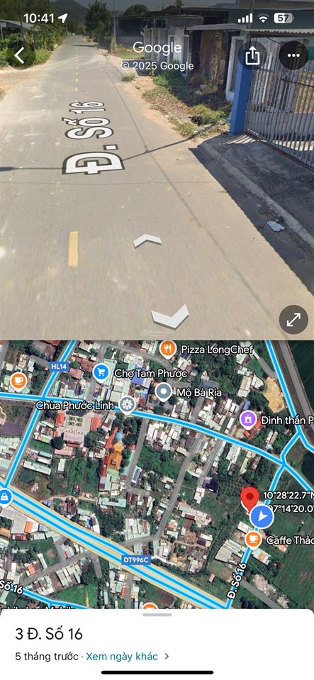 Bán nhà cấp 4 ngay mặt tiền đường số 16 gồm 2pn, wc, phòng khách, sân rộng đậu 2 ô tô