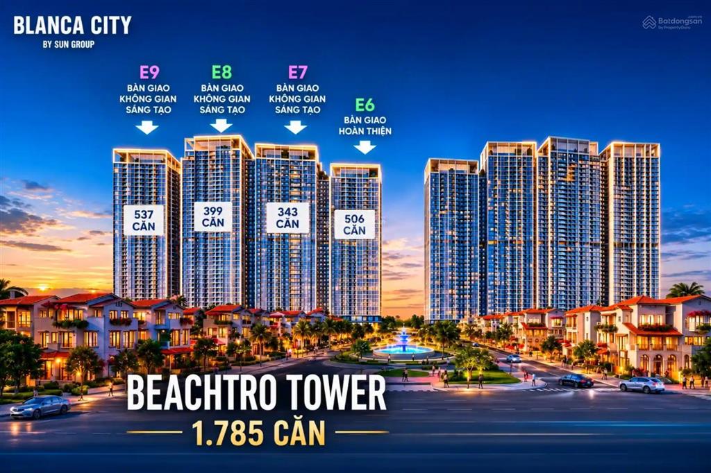 Bán căn hộ beachtro tower view biển, ngắm pháo hoa mỗi cuối tuần