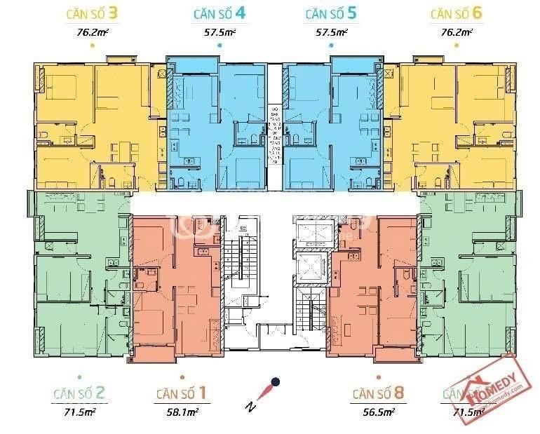 Bán căn hộ 2pn mermaid seaview giá tốt, cách tháp tam thắng 50m,  0909 638 ***