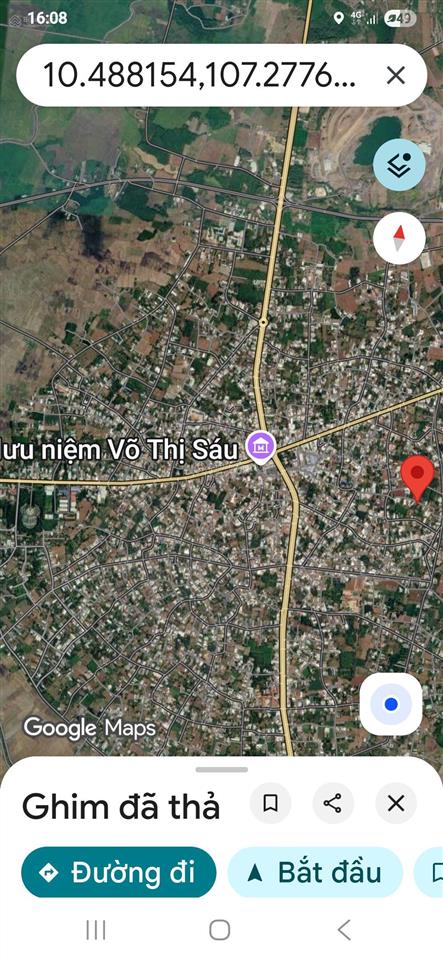 Cần bán lô đất trung tâm thị trấn đất đỏ 5x35 (80tc)