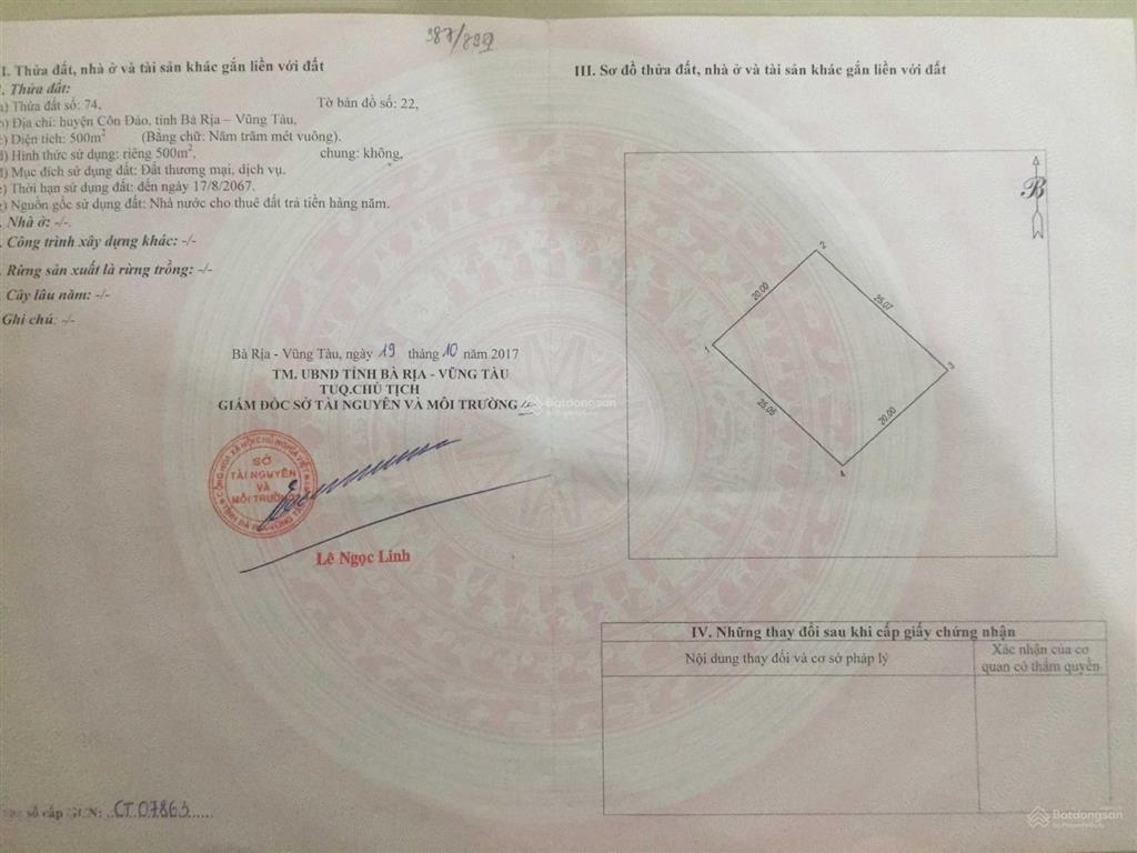 Bán khách sạn 43 phòng  côn đảo  bà rịa vũng tàu