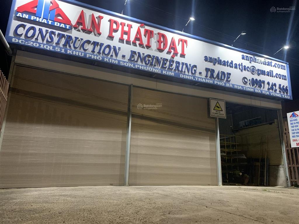 Bán nhà xưởng 15x35m đầy đủ công năng, văn phòng, cẩu trục, giá 9.5 tỷ, mặt tiền ql51, kim dinh br