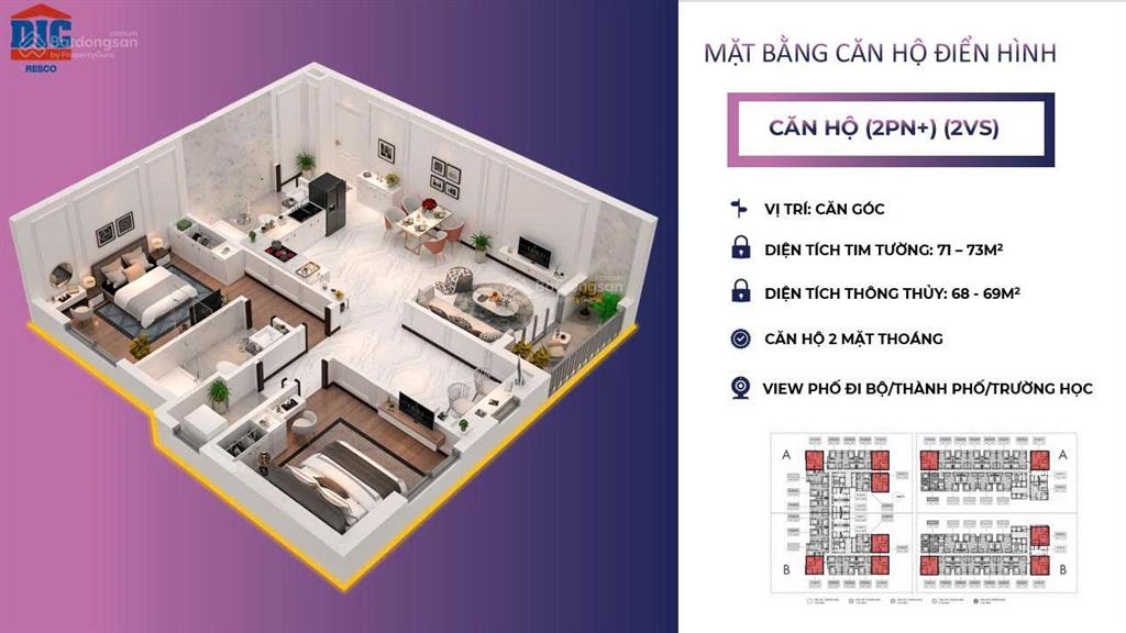 Căn hộ 1pn giá 1,7 tỷ tại maison grand  thanh toán 50% nhận nhà ngay  tặng gói nội thất cao cấp