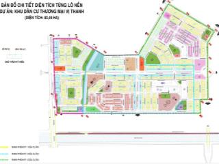 Sở hữu đất nền trung tâm hậu giang chỉ từ 1,x tỷ  dic victory city sinh lời vượt trội!