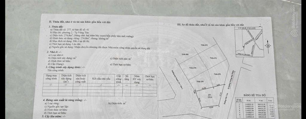 Bán căn nhà 2 mặt đường văn cao + thái văn lung, vũng tàu