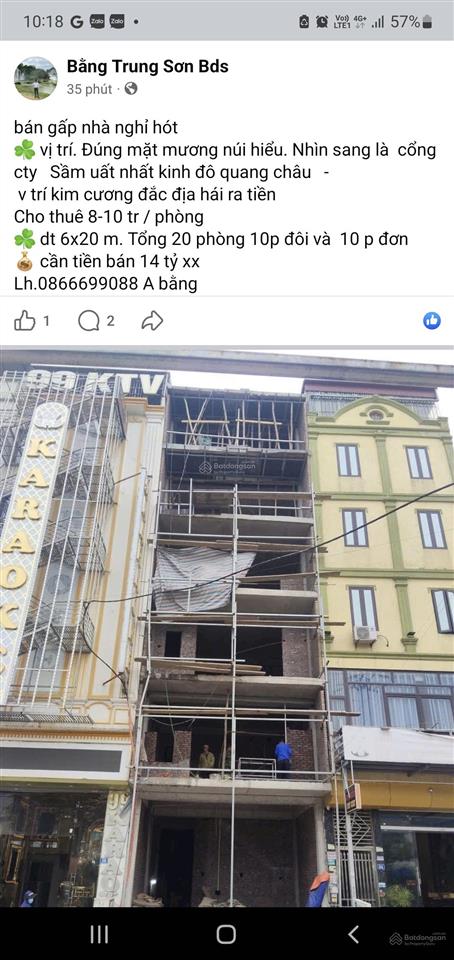 Bán đất 100m2 tại xã quang châu, việt yên, bắc giang, giá siêu hời 5,7 tỷ vnd