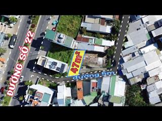 Bán lô đất trống ngay đường 22, cách trục đường chỉ 1 căn nhà, đường oto rộng 4m