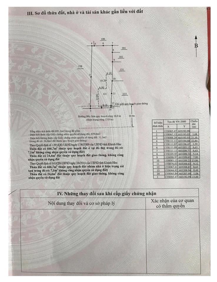 Bán đất mặt tiền đường bắc sơn cách biển vài bước chân!