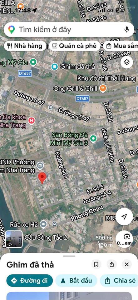Lô đông nam đường 18m tái định cư mỹ gia giá bán 6,2 tỷ (sổ hồng cá nhân  xây dựng tự do)