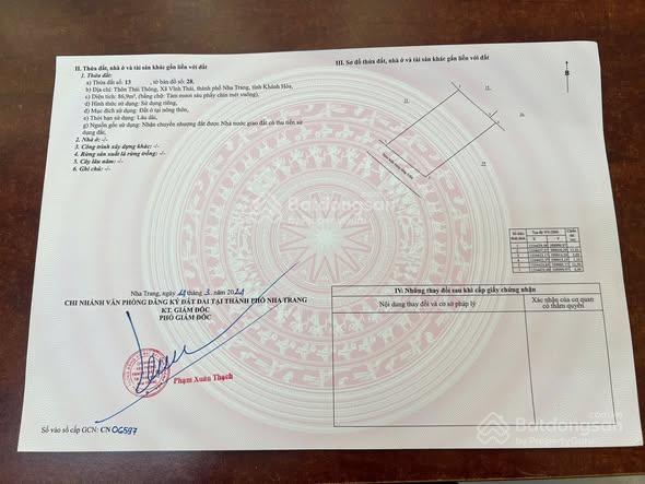 Hạ giá bán nhanh lô 86,9m2 ngang 7m hẻm thái thông, vĩnh thái full thổ cư xây dựng tự do (sổ hồng)