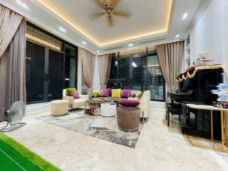 Bán đơn lập góc 2 mặt tiền đường lớn khu nam phú mỹ hưng, quận 7, sổ hồng 325m2 giá 105 tỷ