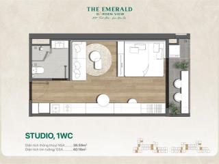 Chính thức nhận booking đợt 1 căn hộ emerald garden view chiết khấu ngay 30tr