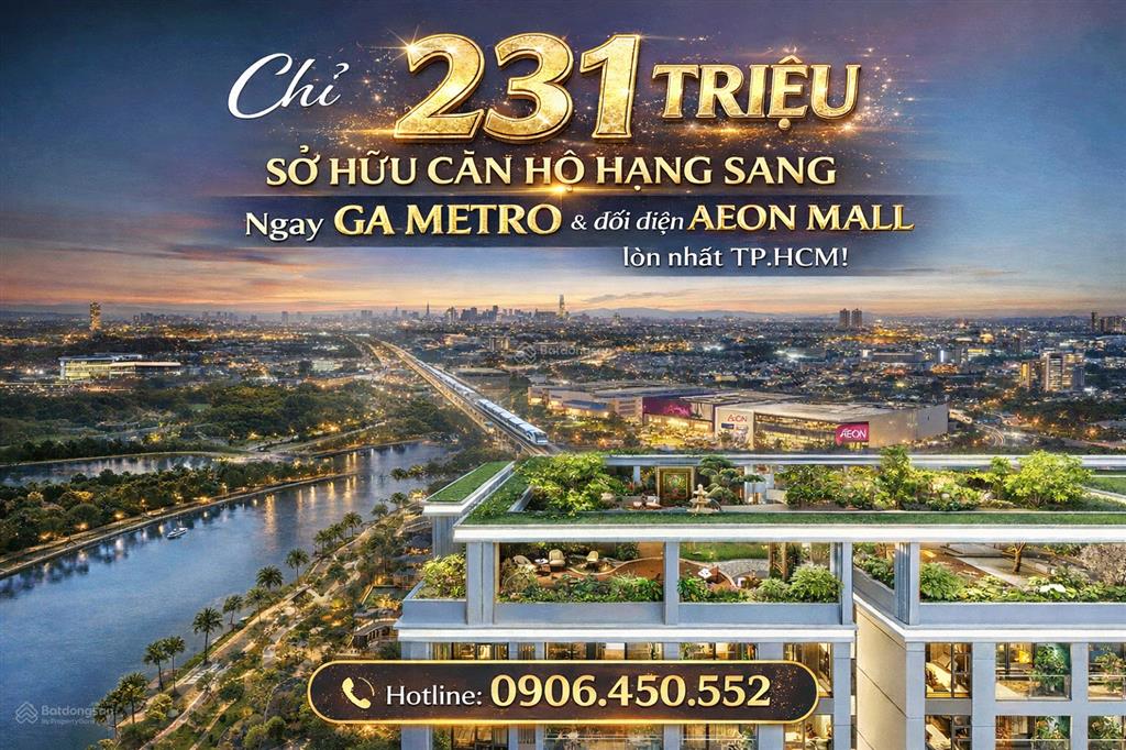 Căn 1pn đổi diện aeon bàn giao nội thất cao cấp đức, máy lạnh âm trần, thanh toán 10% nhận nhà