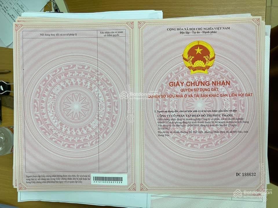 Hàng cực hiếm! bán gấp lô liền kề dự án phúc thành 3. đối diện là 6 trường học khu hành chính