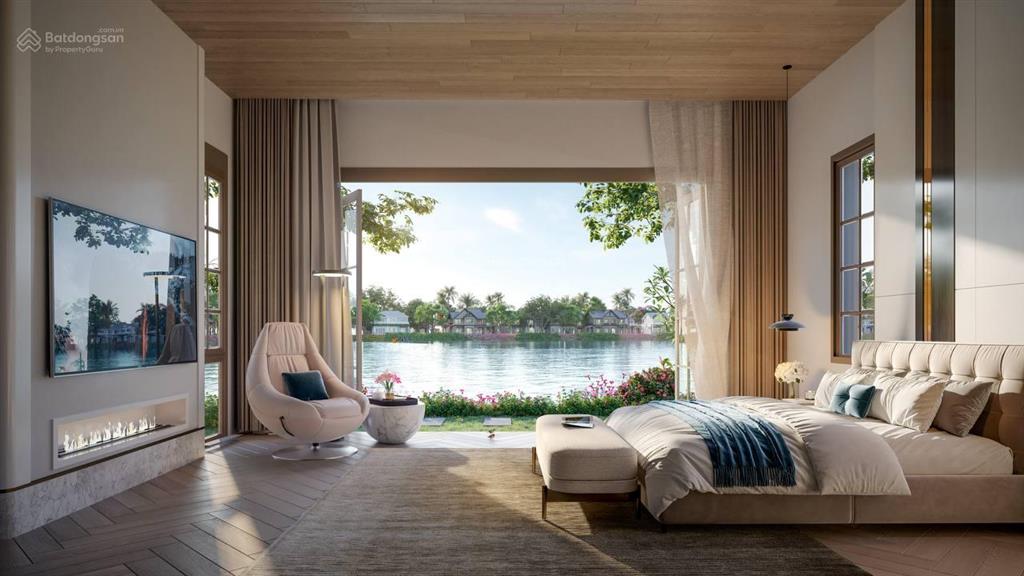 Suất ngoại giao biệt thự khoáng nóng onsen villa 2 mặt tiền sông, trực tiếp cđt eco park