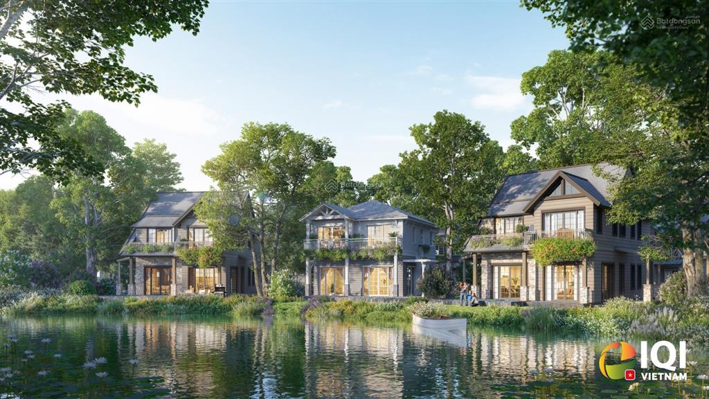 Suất ngoại giao biệt thự khoáng nóng onsen villa 2 mặt tiền sông, trực tiếp cđt eco park