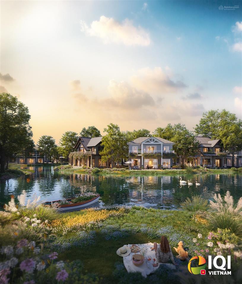 Suất ngoại giao biệt thự khoáng nóng onsen villa 2 mặt tiền sông, trực tiếp cđt eco park
