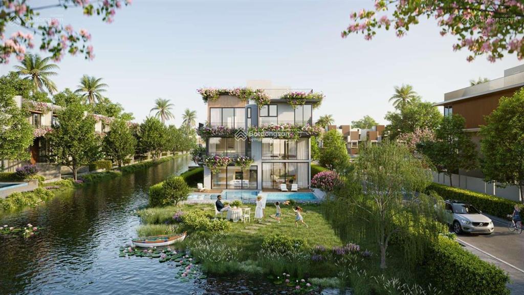 Suất ngoại giao biệt thự khoáng nóng onsen villa 2 mặt tiền sông, trực tiếp cđt eco park