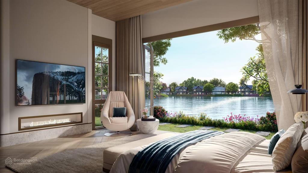 Suất ngoại giao biệt thự khoáng nóng onsen villa 2 mặt tiền sông, trực tiếp cđt eco park