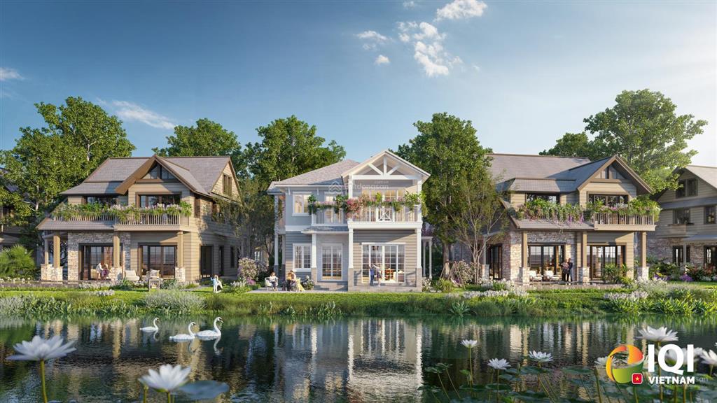 Suất ngoại giao biệt thự khoáng nóng onsen villa 2 mặt tiền sông, trực tiếp cđt eco park