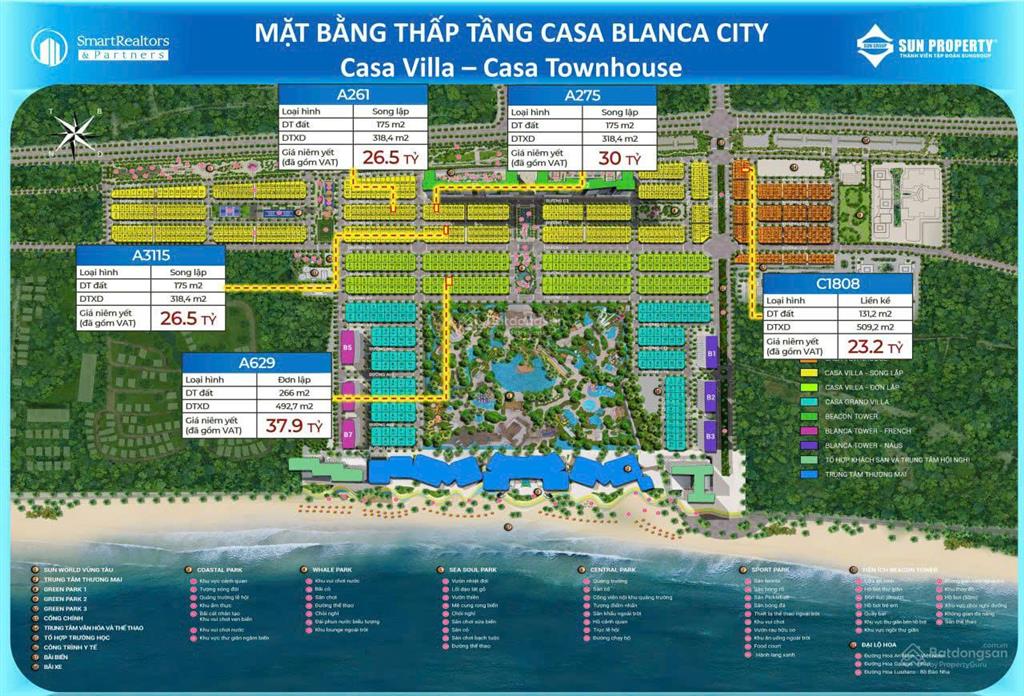 Suất ngoại giao chiết khấu 20% nhà phố, biệt thự blanca city. giá chỉ 18 tỷ/ căn nhà phố 134m2