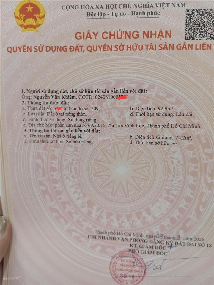 Đất full thổ cư ngay cổng kdc an hạ giá tốt đầu tư