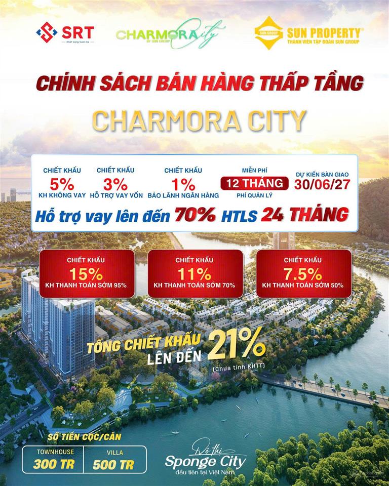  sở hữu nhà phố ven sông sun group nha trang chỉ 14 tỷ 9  bàn giao nhà.