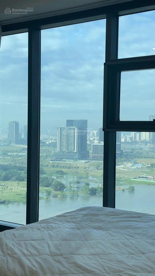 Sunwah pearl cho thuê căn 2pn, giá 40tr/tháng tầng cao, view xéo sông + thủ thiêm + pháo hoa
