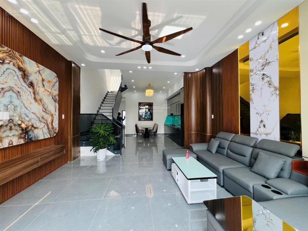 Bán nhà mới xây gần bệnh viện hàn quốc, đường giồng lớn | dt 5x30m, nhà có sân vườn vị trí đẹp
