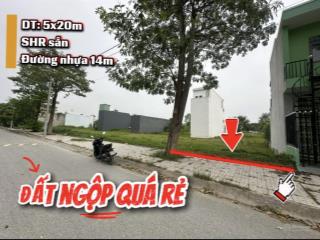 Đất ngộp view kênh sông trăng, kdc cát tường phú sinh | dt 5x20m giá 1 tỷ 520 tr