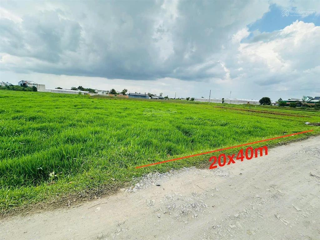 Bán đất thổ vườn 800m2 | dt 20x40m có 200m2 thổ cư | ấp tràm lạc, gần ngã 3 mỹ hạnh