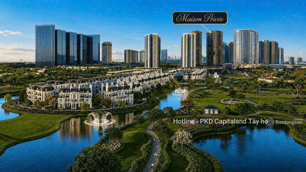 Siêu phẩm tây hồ  mở bán căn hộ maison privée cđt capitaland thang máy riêngchỉ tt 35% nhận nhà