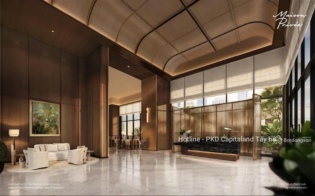 Siêu phẩm tây hồ  mở bán căn hộ maison privée cđt capitaland thang máy riêngchỉ tt 35% nhận nhà