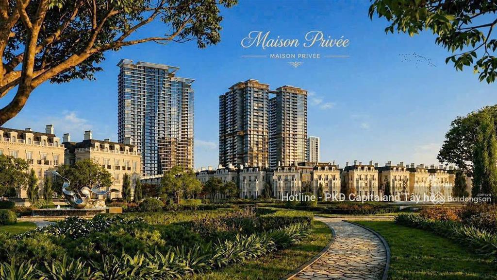 Siêu phẩm tây hồ  mở bán căn hộ maison privée cđt capitaland thang máy riêngchỉ tt 35% nhận nhà