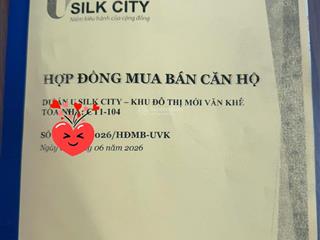 Bán gấp căn hộ 3pn, 2wc tại usilk city, 50 triệu / m2, 102.4 m2