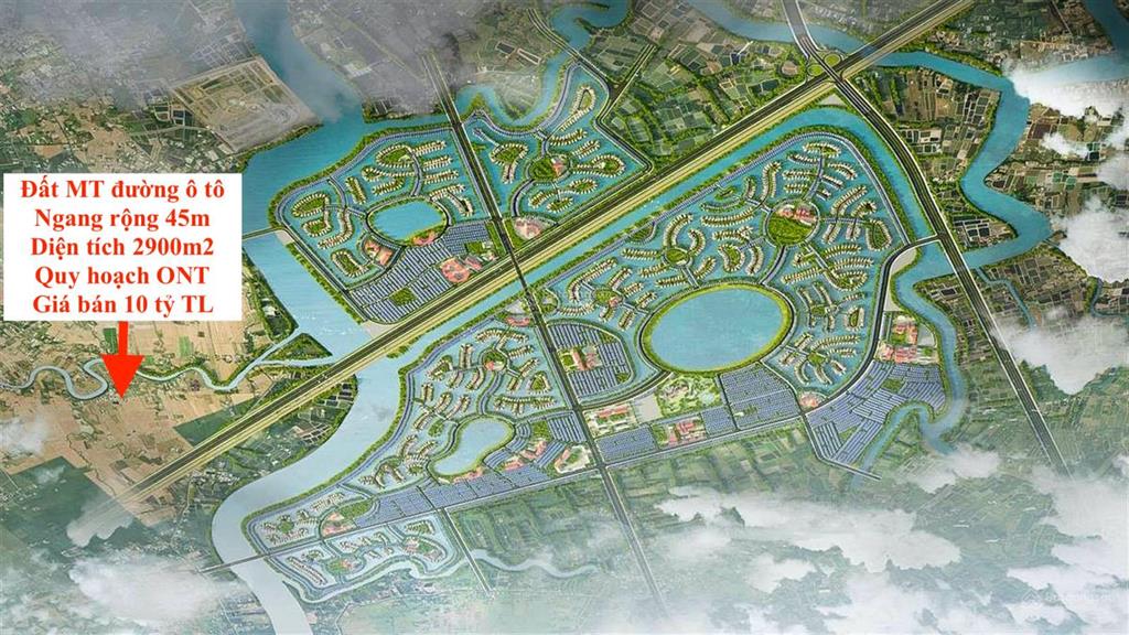 Đất chính chủ 2872m², mặt tiền đường ô tô, quy hoạch thổ cư, cách vinhomes cần giuộc chỉ 1 km